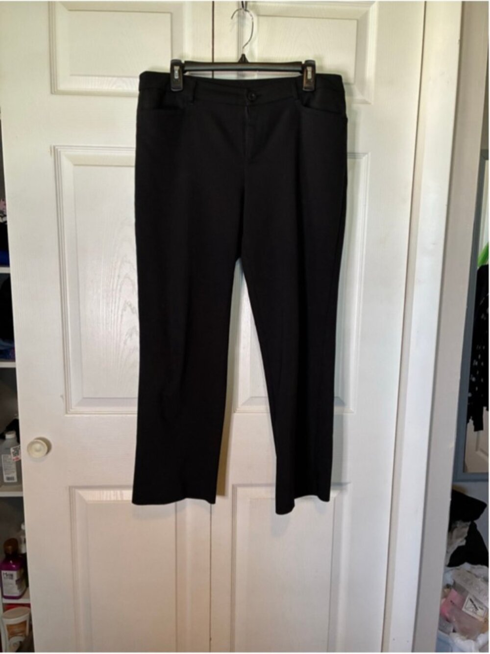 Women's Christopher & Banks Black Trousers 10P